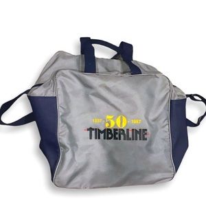 TIMBERLINE 50th Anniversary Vintage Zip Duffel Bag 1937-1987